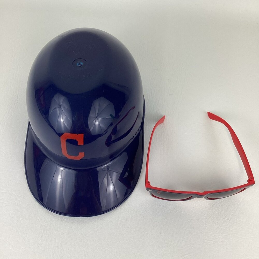 Cleveland Indians Guardians Replica Baseball Batting Helmet Lexus Sunglasses MLB - Picture 3 of 10